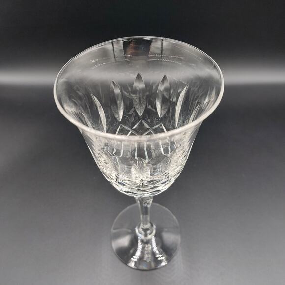 Tiffin-franciscan Elyse Goblets Mid Century Cut Crystal  Tiffin Franciscan \